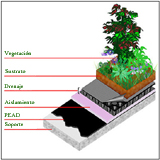 Componentes de una cubierta vegetal.