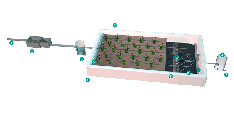humedales artificiales para el tratamiento de aguas residuales